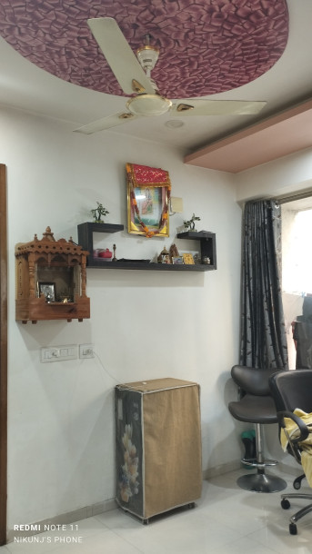 Fully Furnished 2 BHK Flat for Rent Opp. UGVCL Office, Gota – Family Only!-9